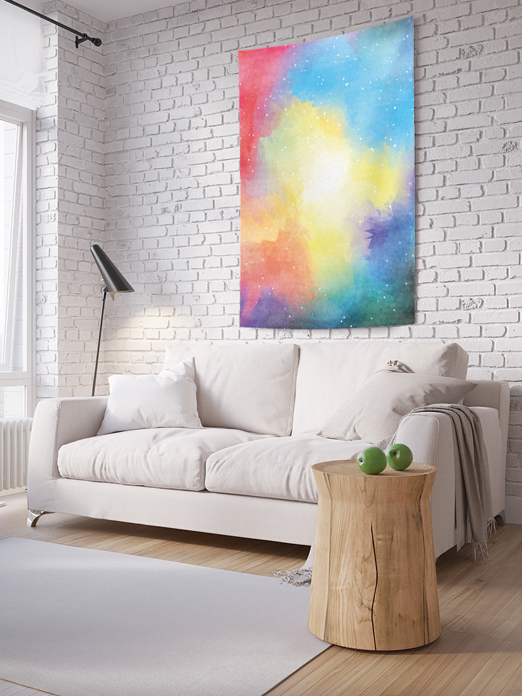 

Вертикальное фотопанно на стену JoyArty Разноцветная туманность 150x200 см, Разноцветная туманность