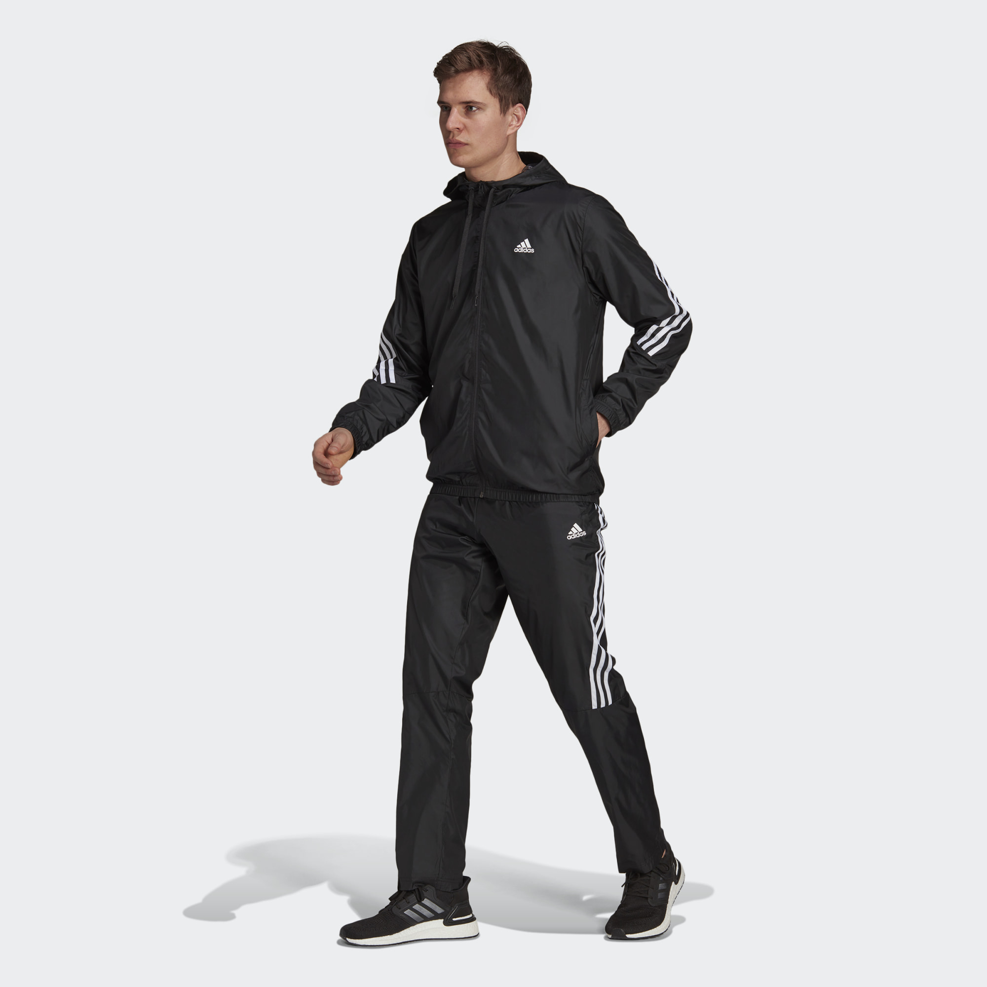 фото Костюм мужской adidas mts wvn hooded черный 3xl