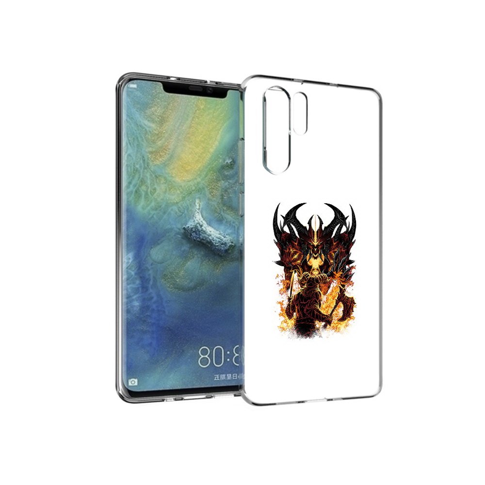 

Чехол MyPads Tocco для Huawei P30 Pro демон shadow fiend, Прозрачный, Tocco