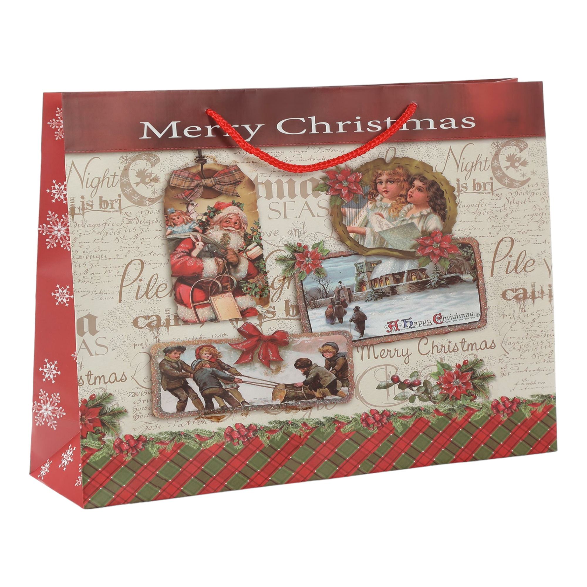 

Пакет 33 х 12 x 45,5 см Due Esse Christmas Vintage в ассортименте (дизайн по наличию), Разноцветный