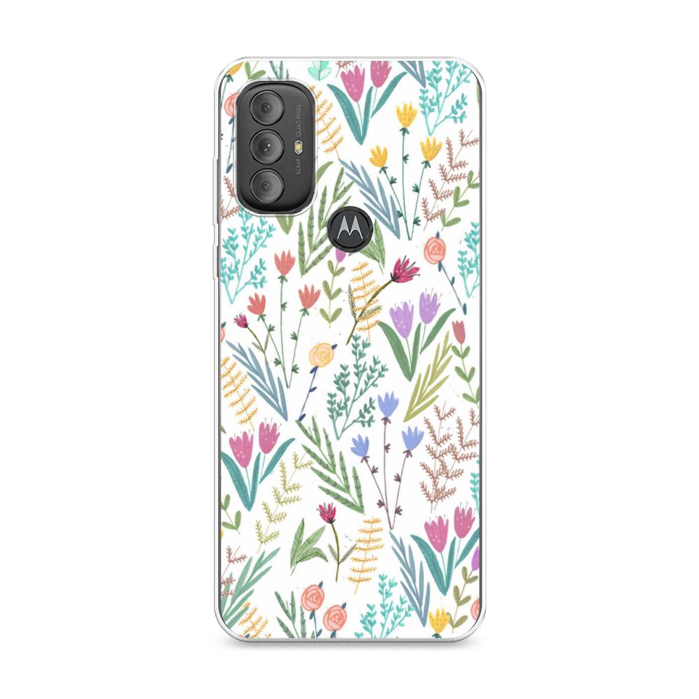 

Чехол Awog на Motorola Moto G Power 2022 "Полевые цветы рисунок", Разноцветный, 242850-8