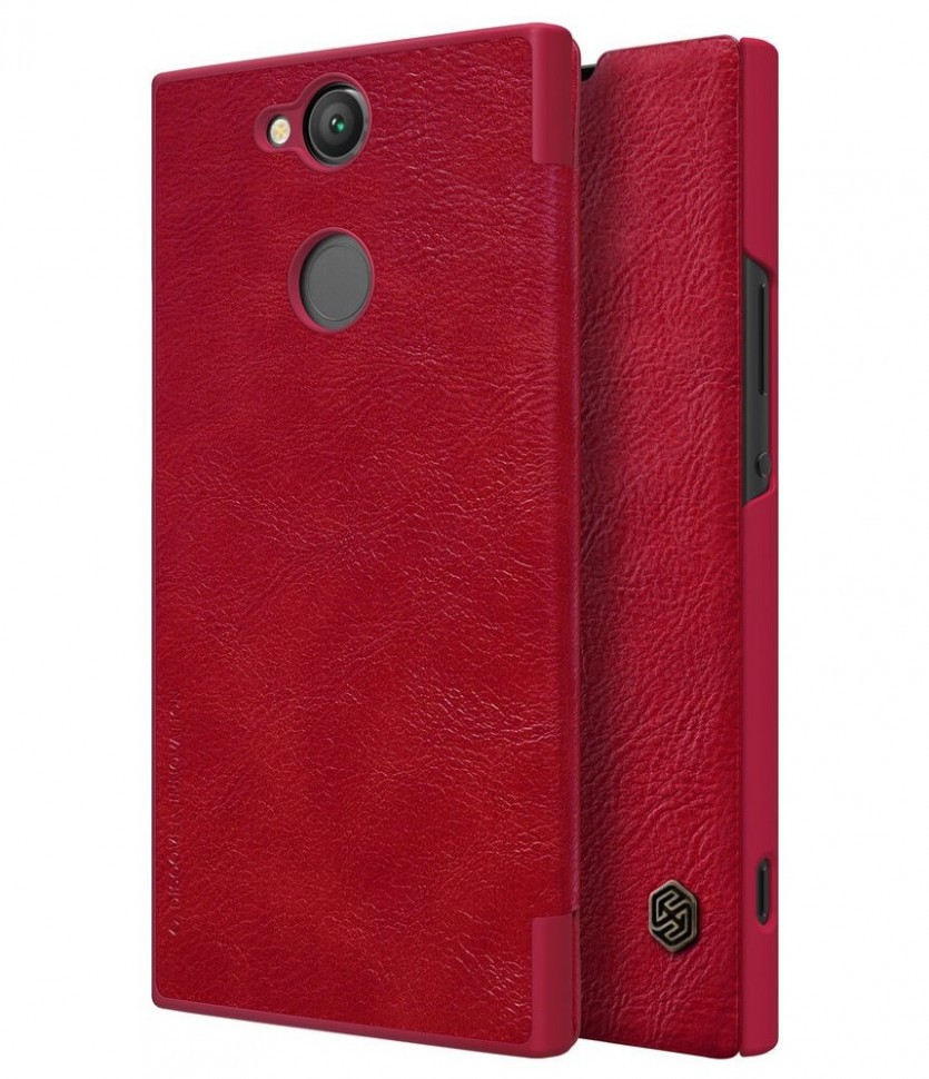 Чехол-книжка Nillkin Qin Booktype для Sony Xperia XA2, красный (6902048154353)