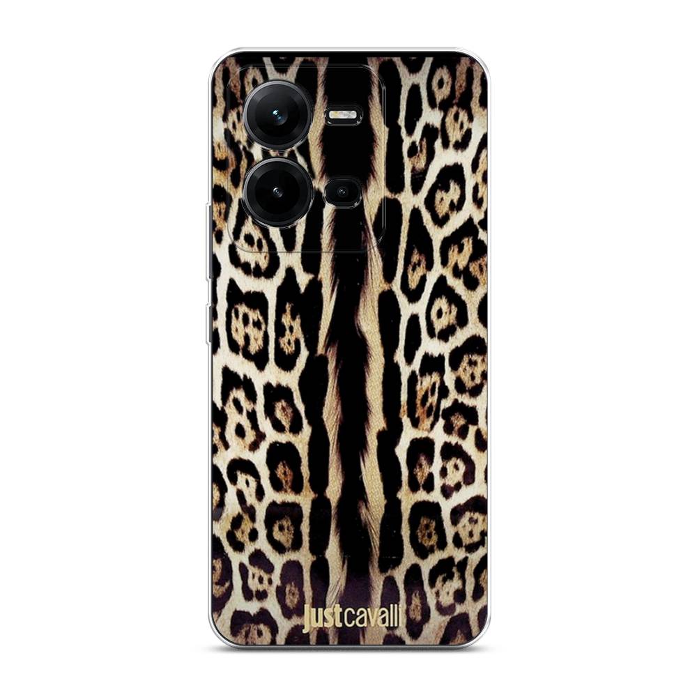 

Чехол на Vivo V25 "Леопард кавалли", Черный;коричневый, 267650-1