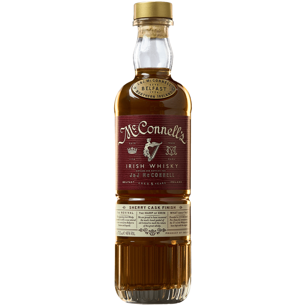 

Виски McConnell's Irish Sherry Cask 5 лет 0,7 л