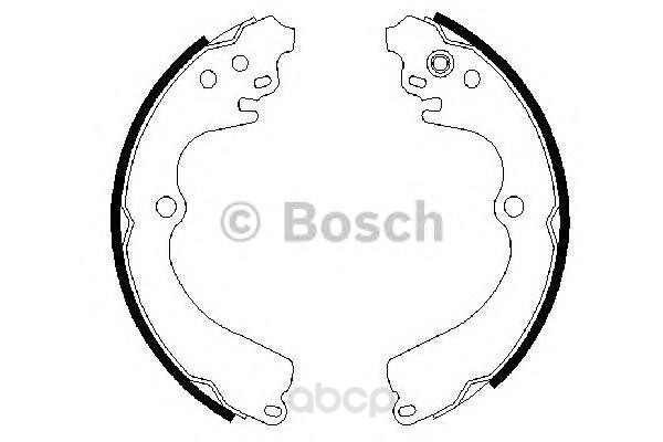 

Тормозные колодки Bosch барабанные 986487463