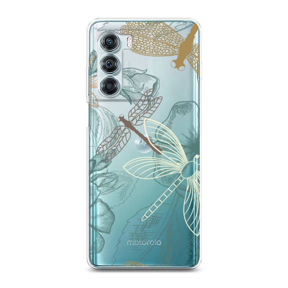 

Чехол Awog на Motorola Moto Edge S30 "Тени стрекоз", Разноцветный, 243050-8