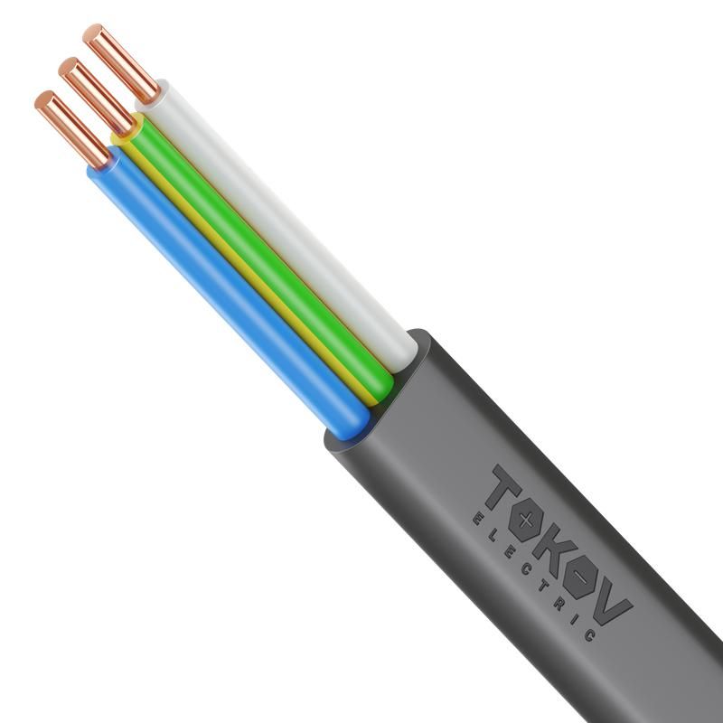 

Кабель TOKOV ELECTRIC ВВГ-Пнг(А)-LS 3х1.5 ОК (N PE) 0.66кВ (уп.100м) УТ000028383, Черный