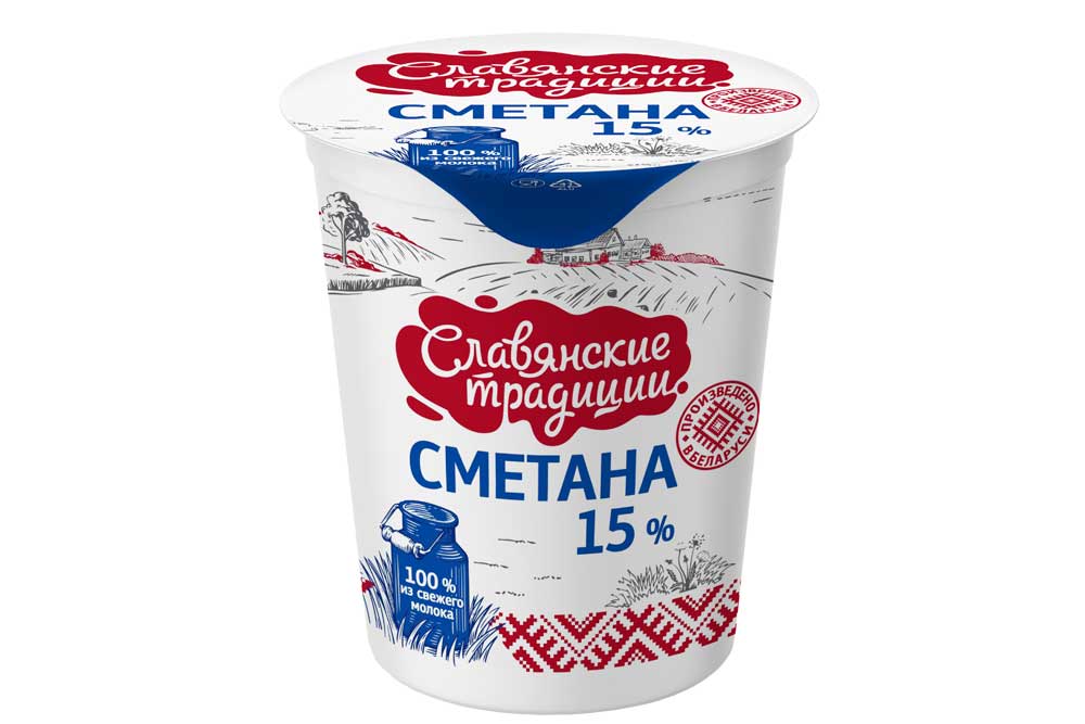 

Сметана Лучшие Традиции 15% 400 г