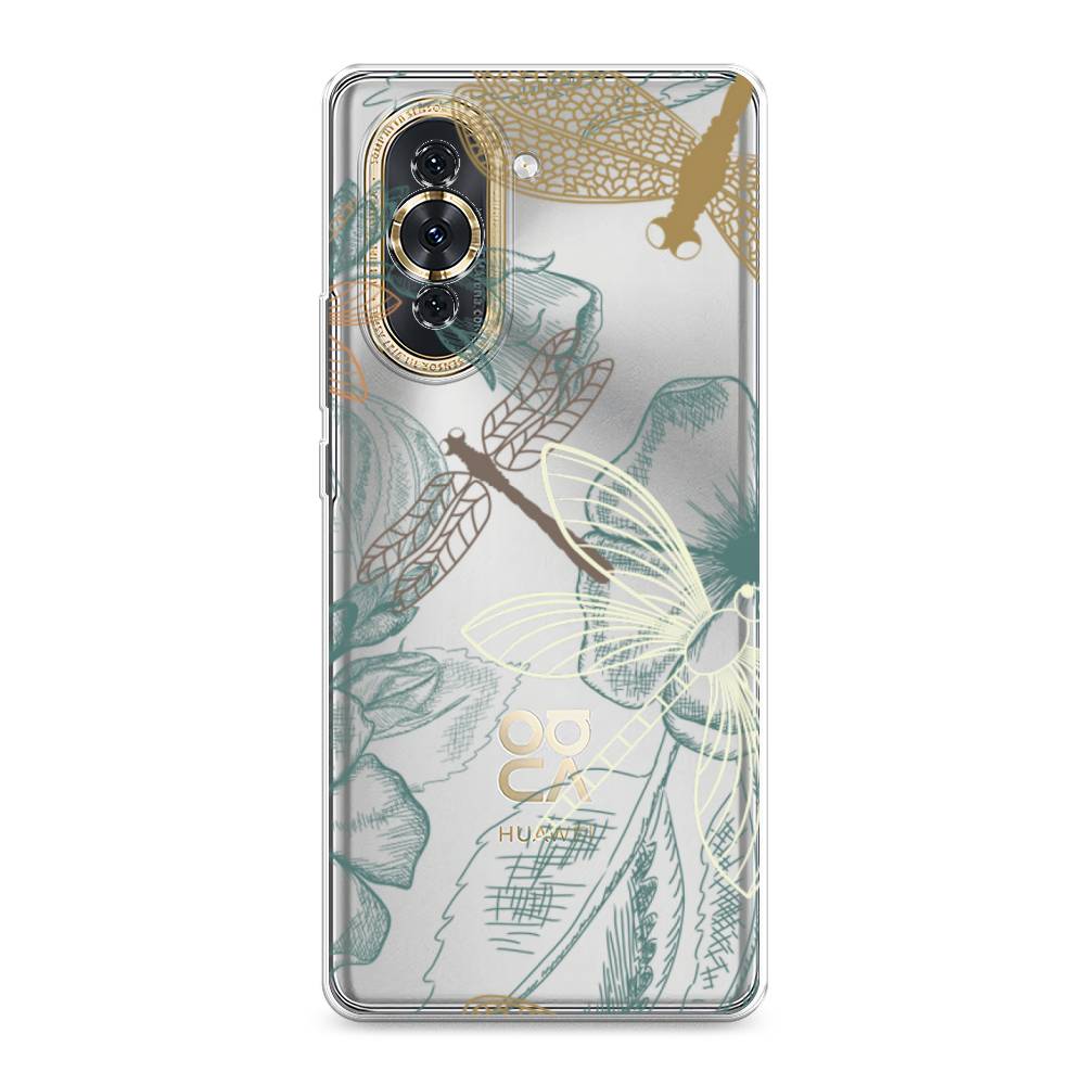 

Чехол Awog на Huawei Nova 10 "Тени стрекоз", Разноцветный, 6108950-8