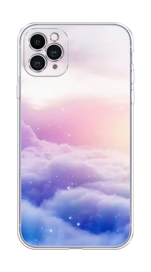 

Чехол на Apple iPhone 11 Pro Max "Небеса", Голубой;белый;розовый, 12250-2