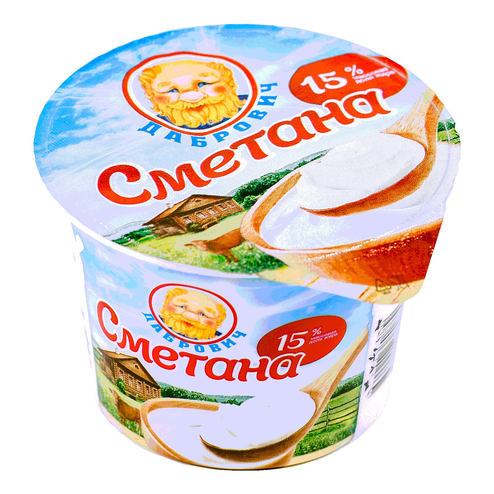 

Сметана Дабрович 15% 200 г