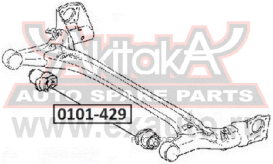 

Сайлентблок Задней Балки ASVA 0101-429