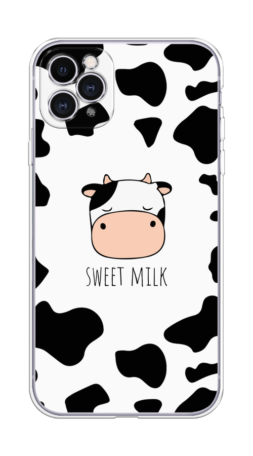 

Чехол на Apple iPhone 11 Pro Max "Sweet milk", Розовый;белый;черный, 12250-1