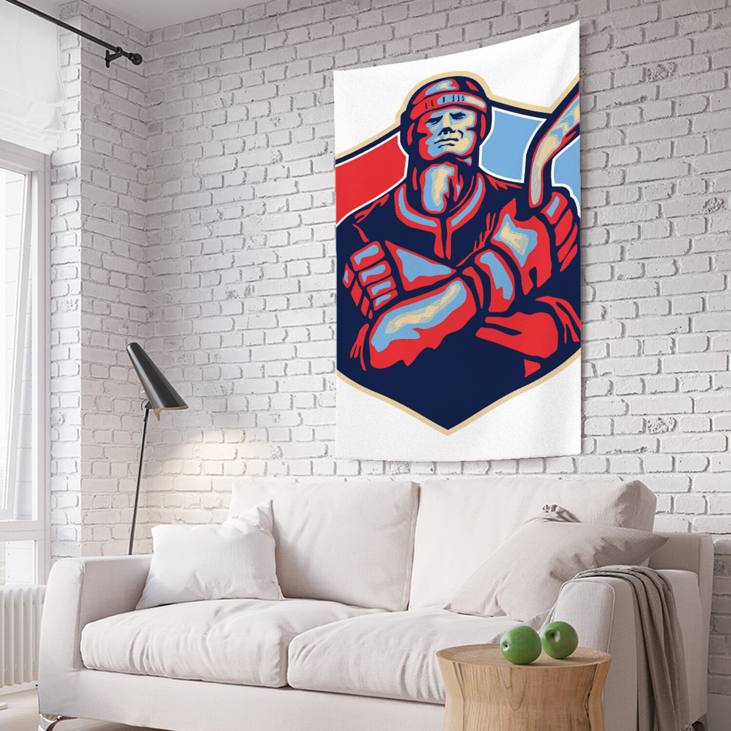 

Вертикальное фотопанно на стену JoyArty Мощный игрок 150x200 см, Мощный игрок