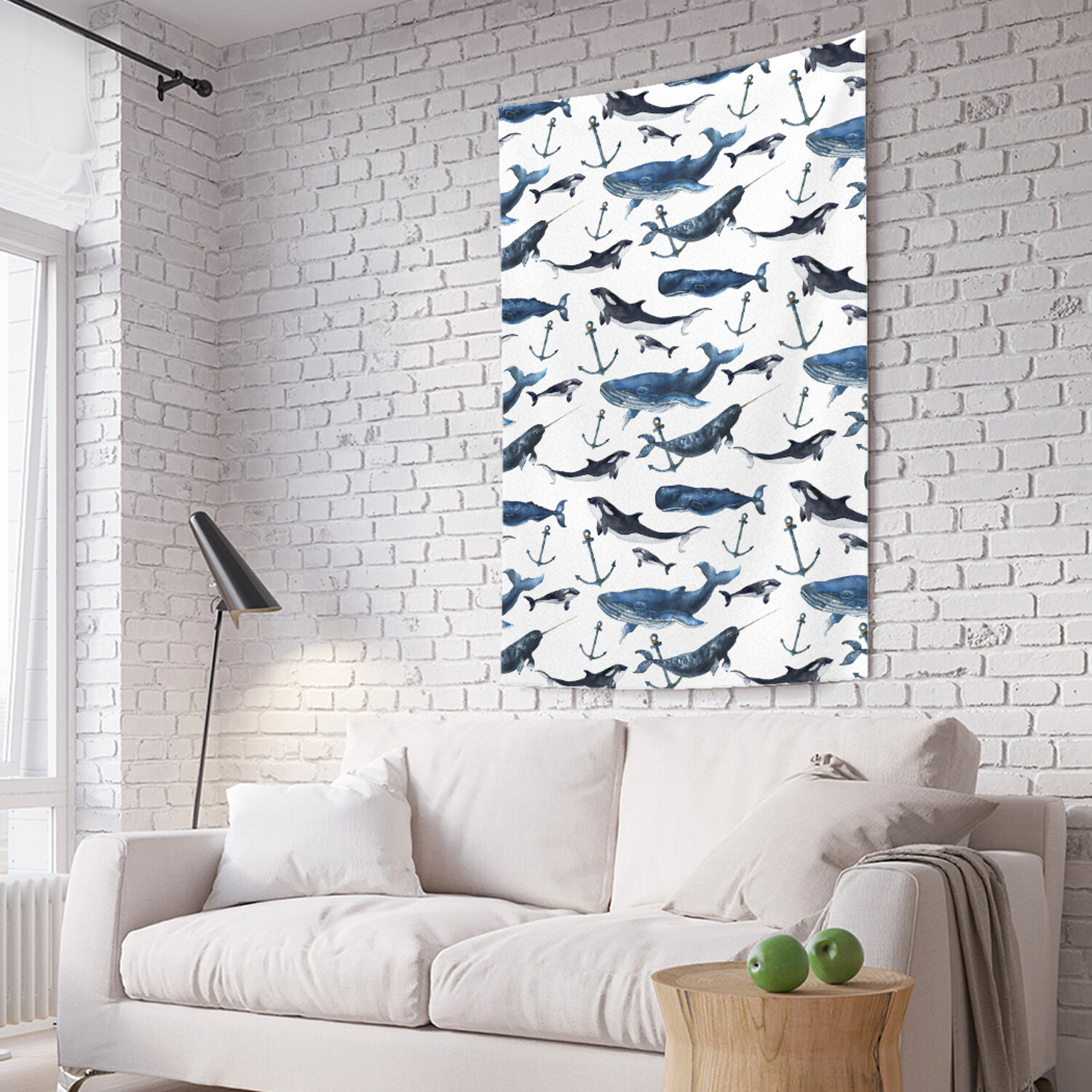 

Вертикальное фотопанно на стену JoyArty Подводные млекопитающие 150x200 см, Подводные млекопитающие