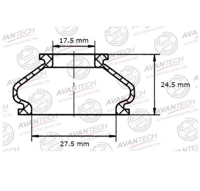 

Пыльник детали подвески AVANTECH bl0203