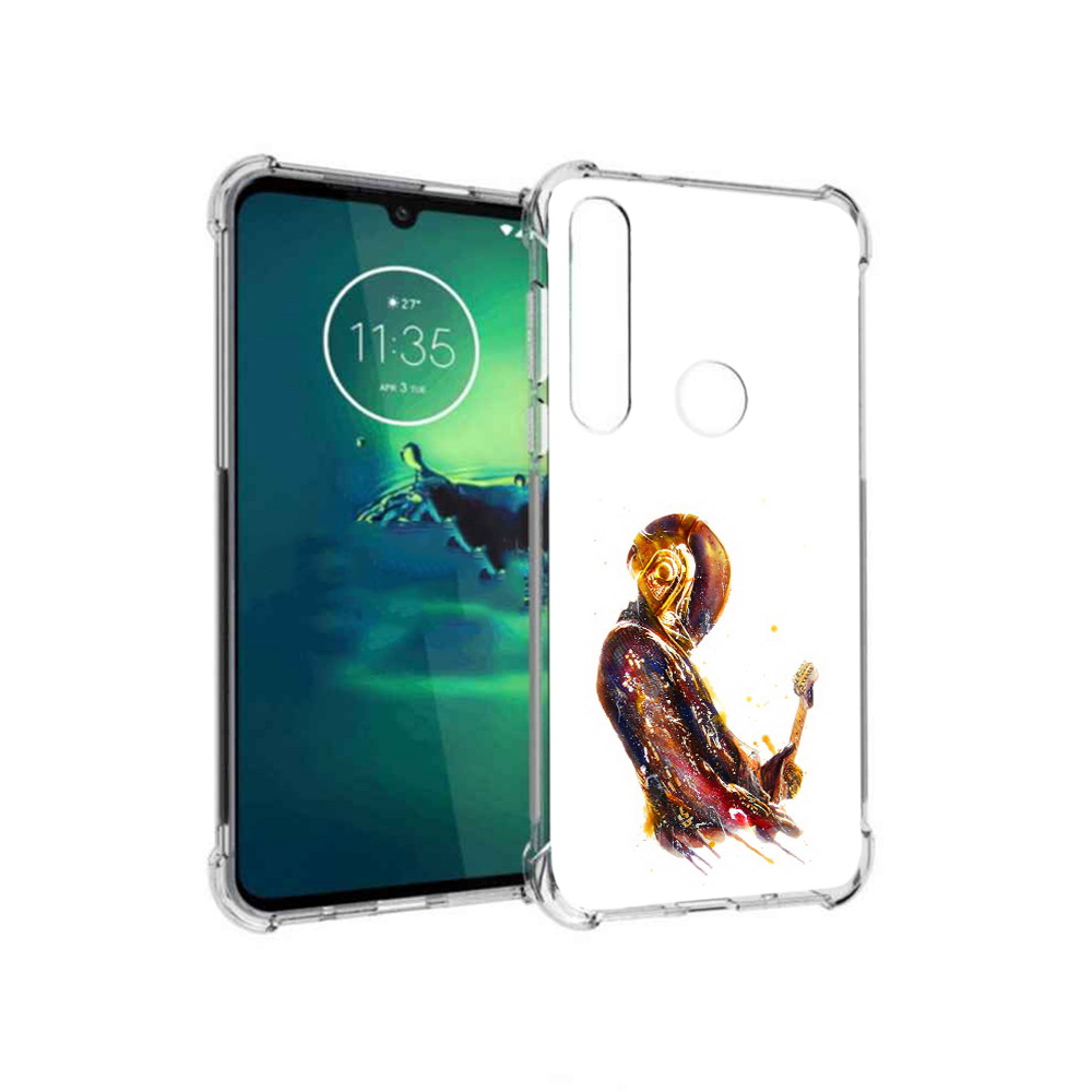 

Чехол MyPads Tocco для Motorola Moto G8 Plus космо-музыкант (PT227062.344.393), Прозрачный, Tocco