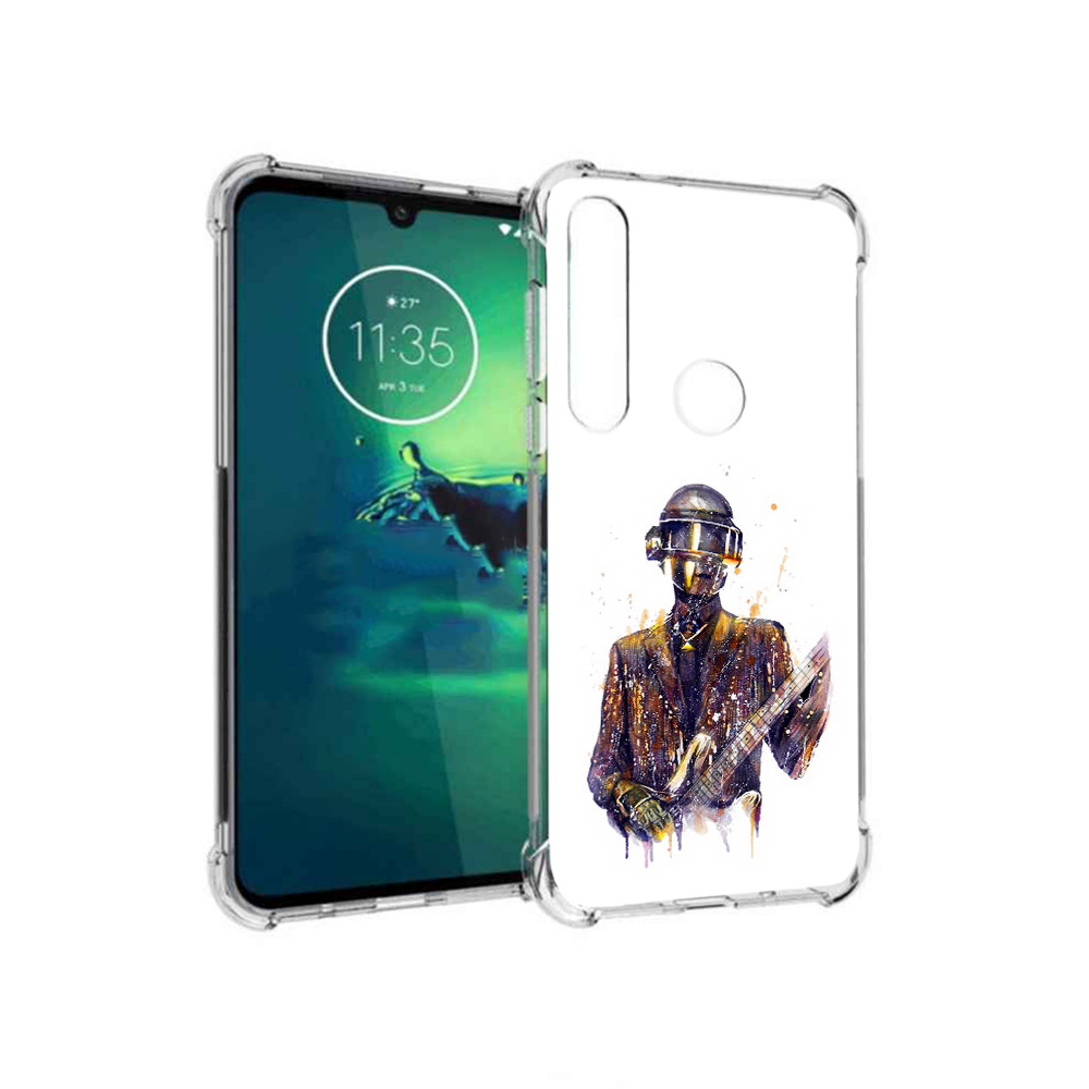 

Чехол MyPads Tocco для Motorola Moto G8 Plus космо-гитарист (PT227062.344.392), Прозрачный, Tocco