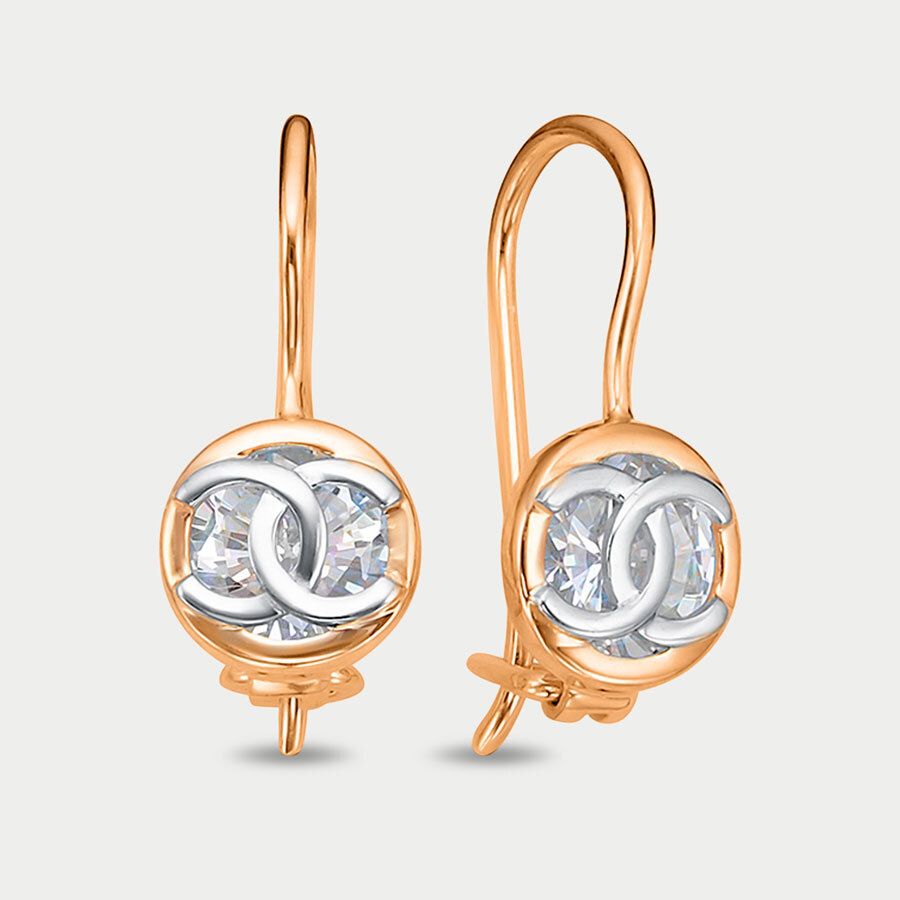 

Серьги из золота с фианитом GOLD CENTER 1204654, 1204654
