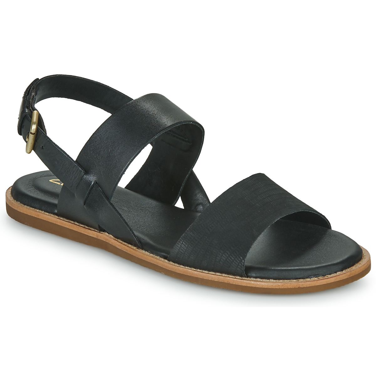 

Сандалии женские Clarks 23956310 черные 38 EU, Черный, 23956310