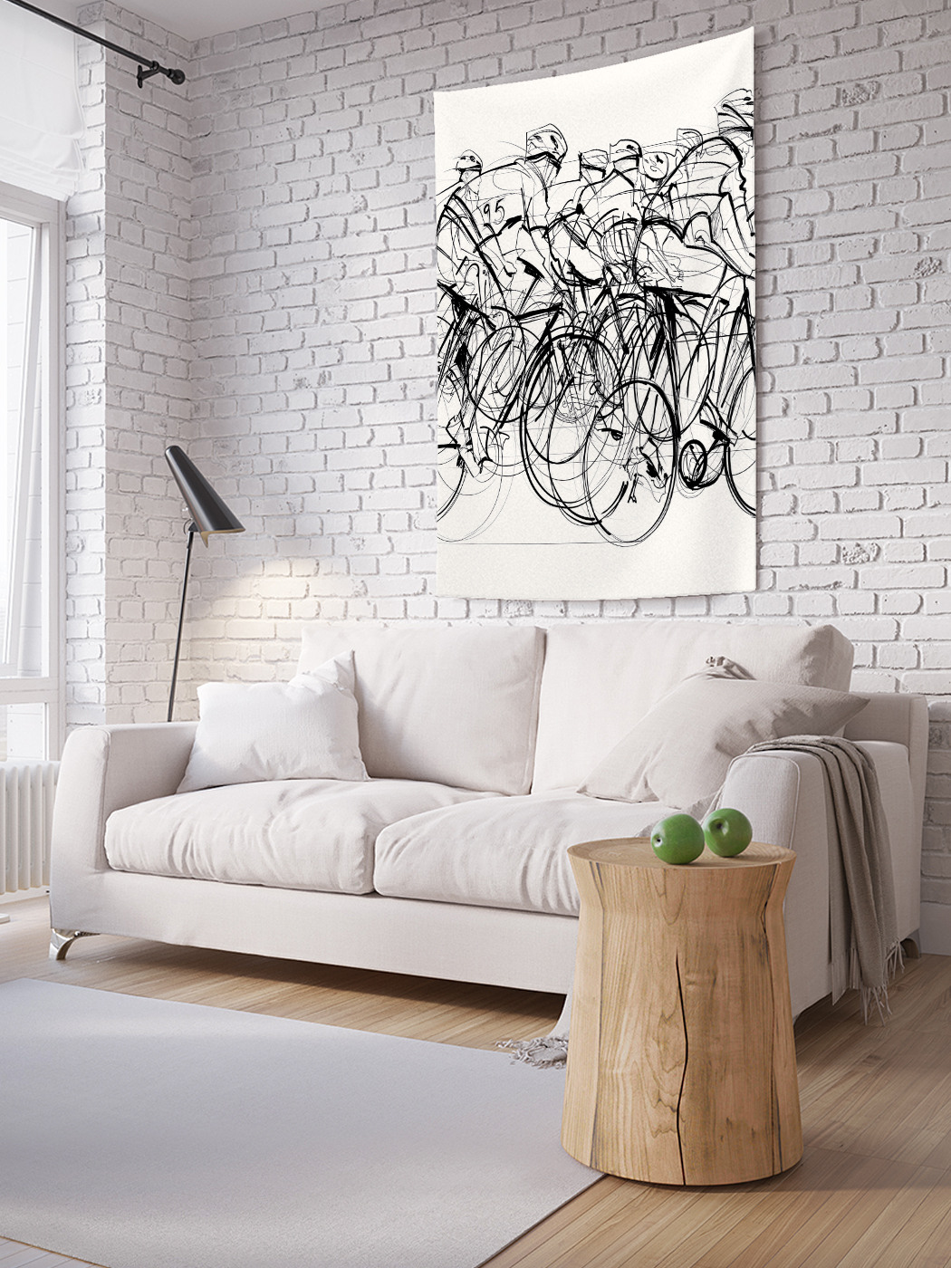 

Вертикальное фотопанно на стену JoyArty Заезд велосипедистов 150x200 см, Заезд велосипедистов