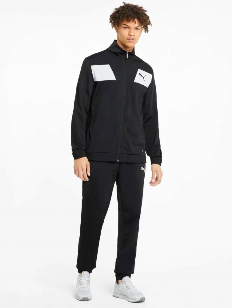 

Костюм мужской PUMA Techstripe Tricot Suit Cl черный M, Techstripe Tricot Suit Cl