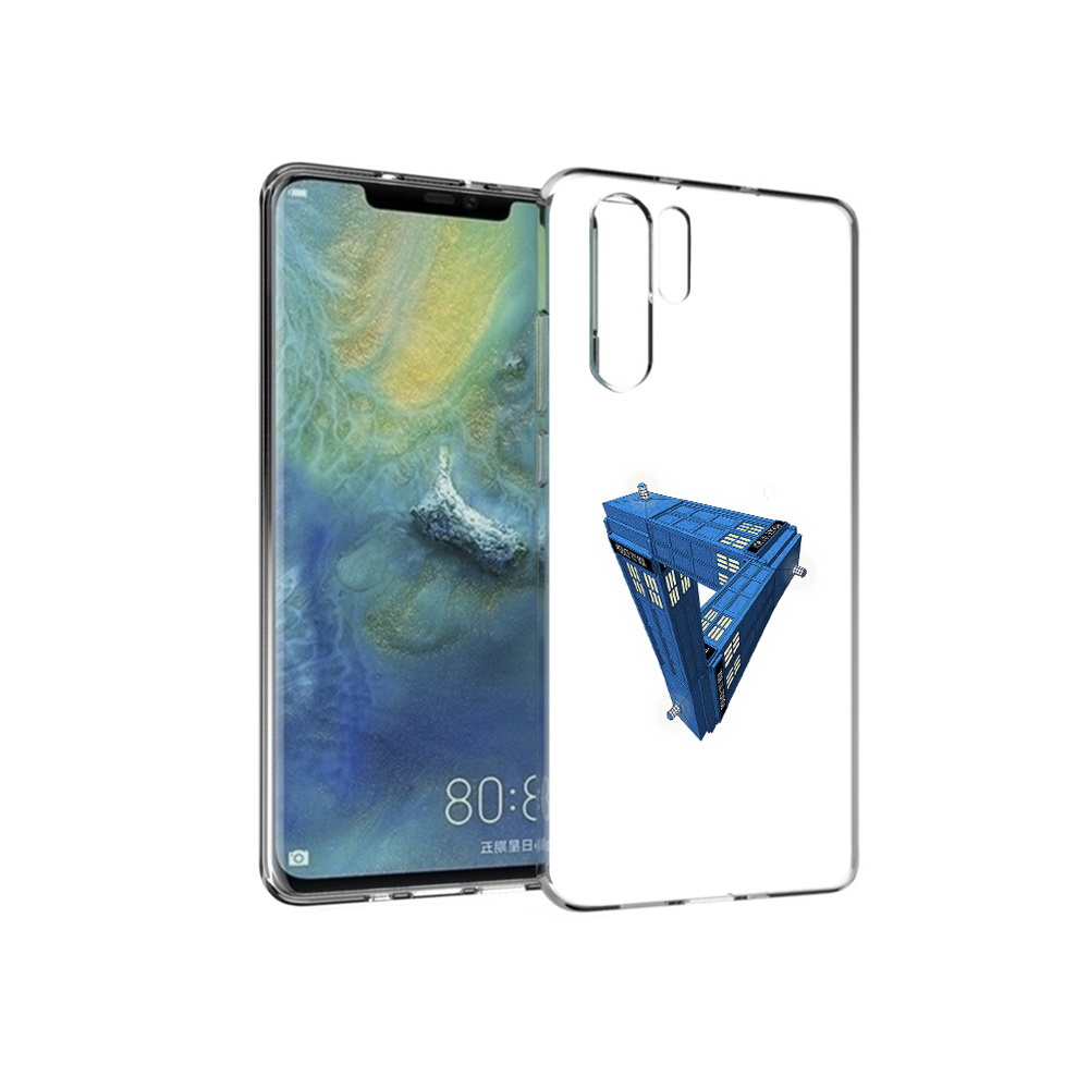 

Чехол MyPads Tocco для Huawei P30 Pro головолока абстракция, Прозрачный, Tocco