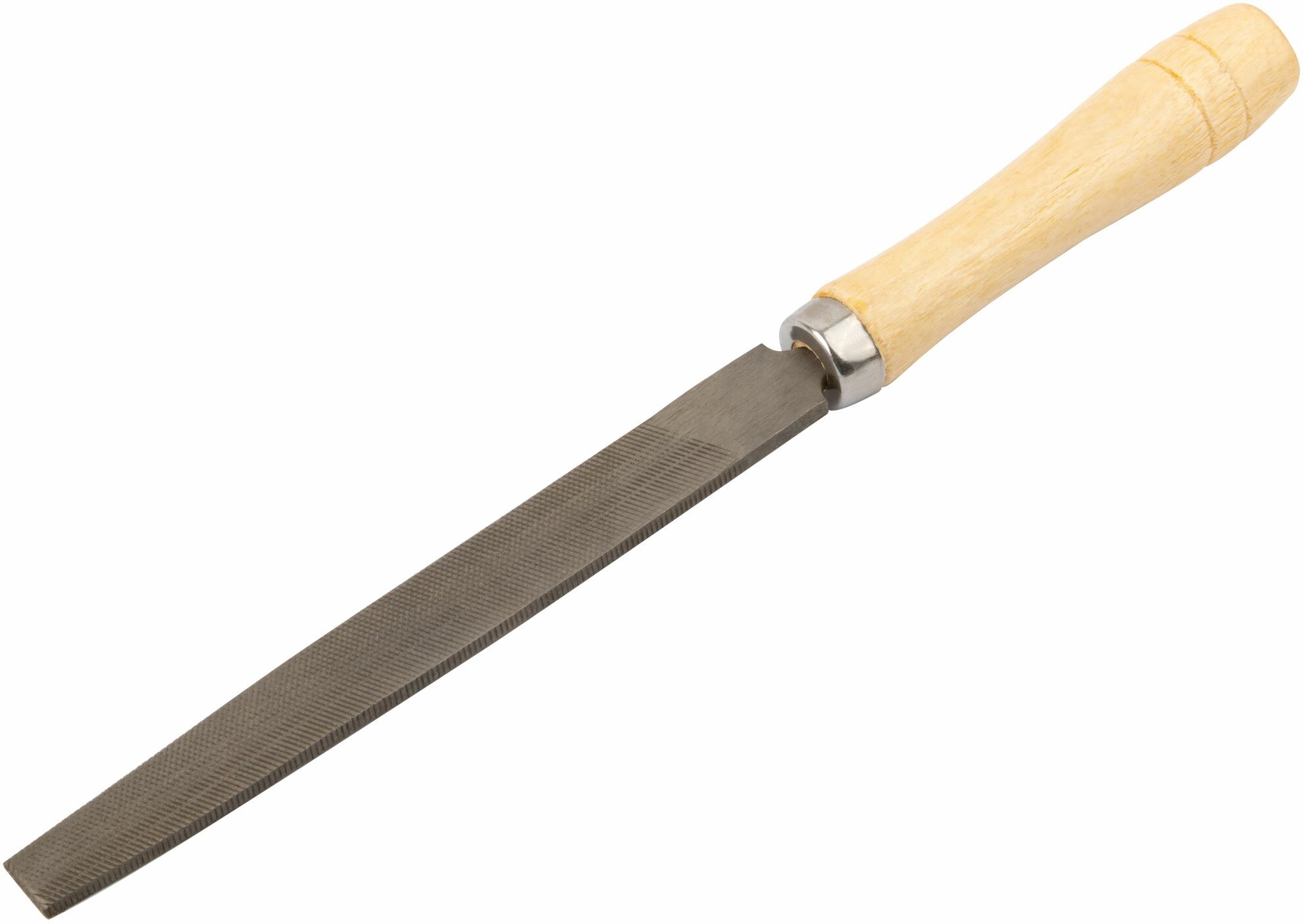 Напильник плоский деревянная ручка 150 мм КУРС 42502