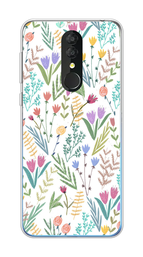 

Чехол Awog на Alcatel 3 5053Y (2019) / Алкатель 3 5053Y (2019) "Полевые цветы рисунок", Разноцветный, 170550-8