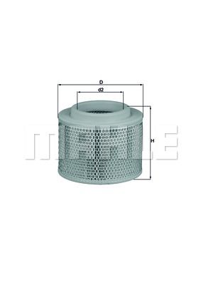 

Воздушный фильтр Mahle/Knecht lx28081
