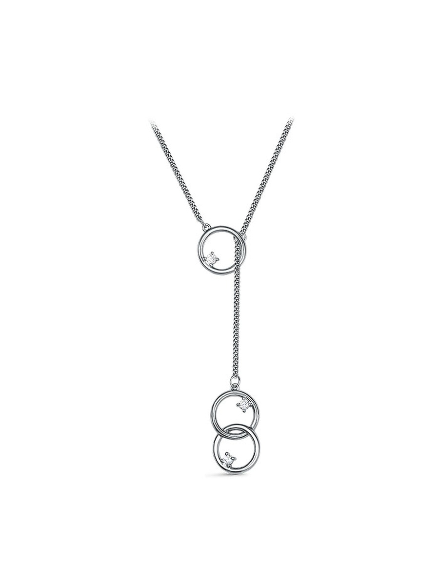

Колье из серебра с фианитом 16 см She Jewelry Ц1118/Ag-610, Ц1118/Ag-610
