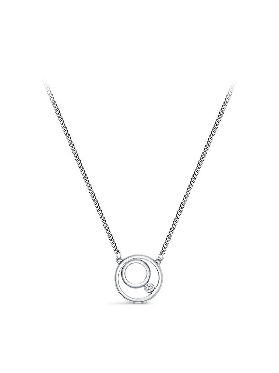 

Колье из серебра с фианитом 40 см She Jewelry Ц1117/Ag-610, Ц1117/Ag-610