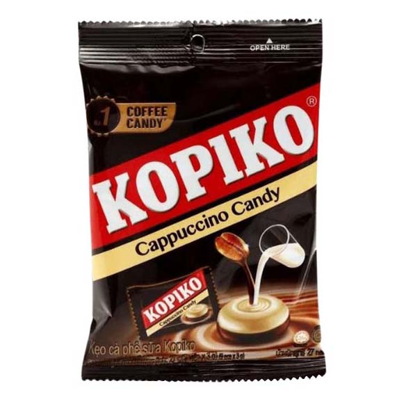 Леденцы Kopiko Cappuccino Candy капуччино 27 г