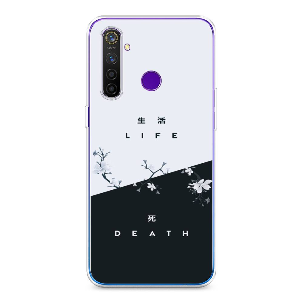

Чехол Awog на Realme 5 Pro "Life and death", Разноцветный, 251650-7