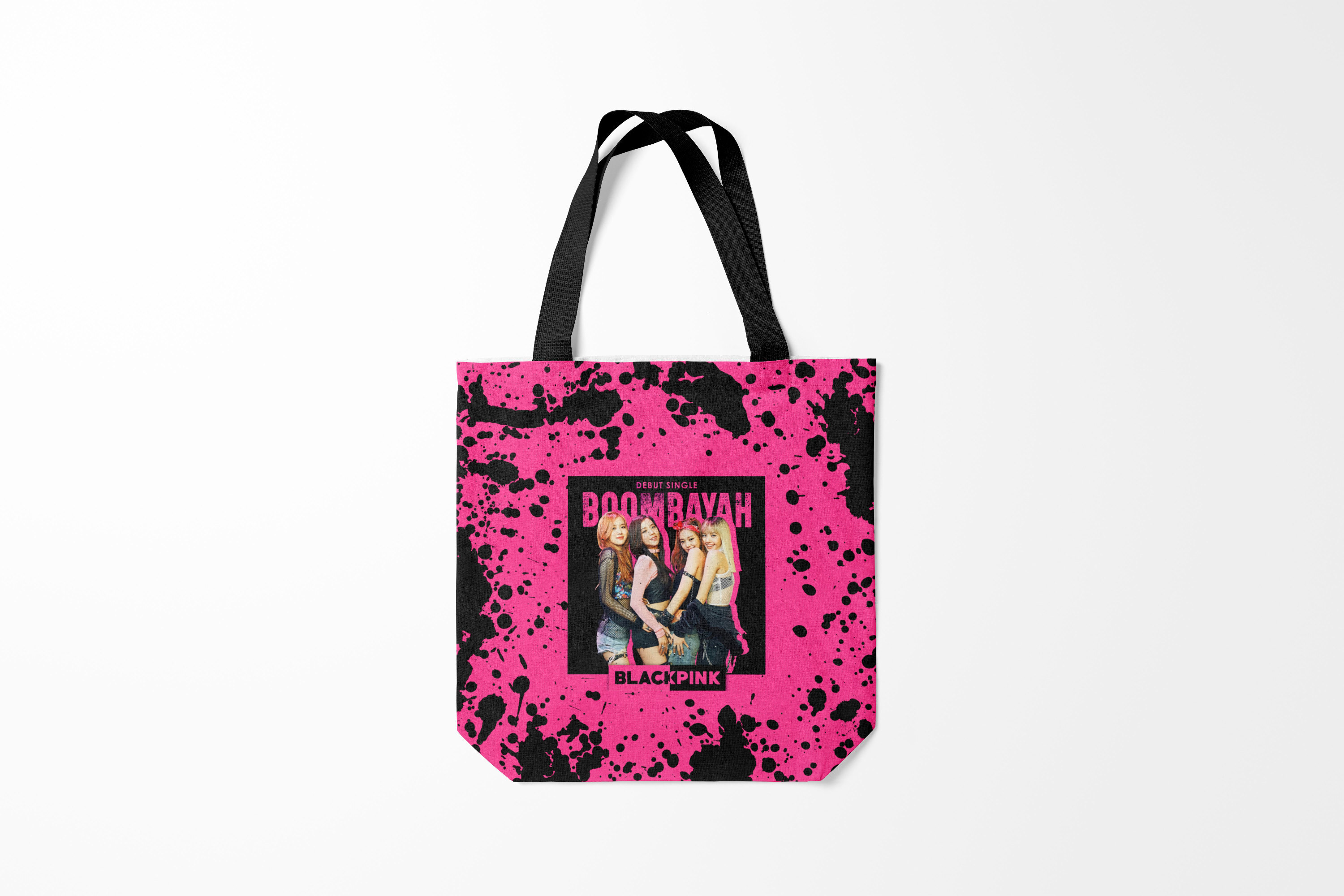 

Сумка шoппер унисекс Burnettie BLACKPINK Boombayah, розовый, BLACKPINK Boombayah