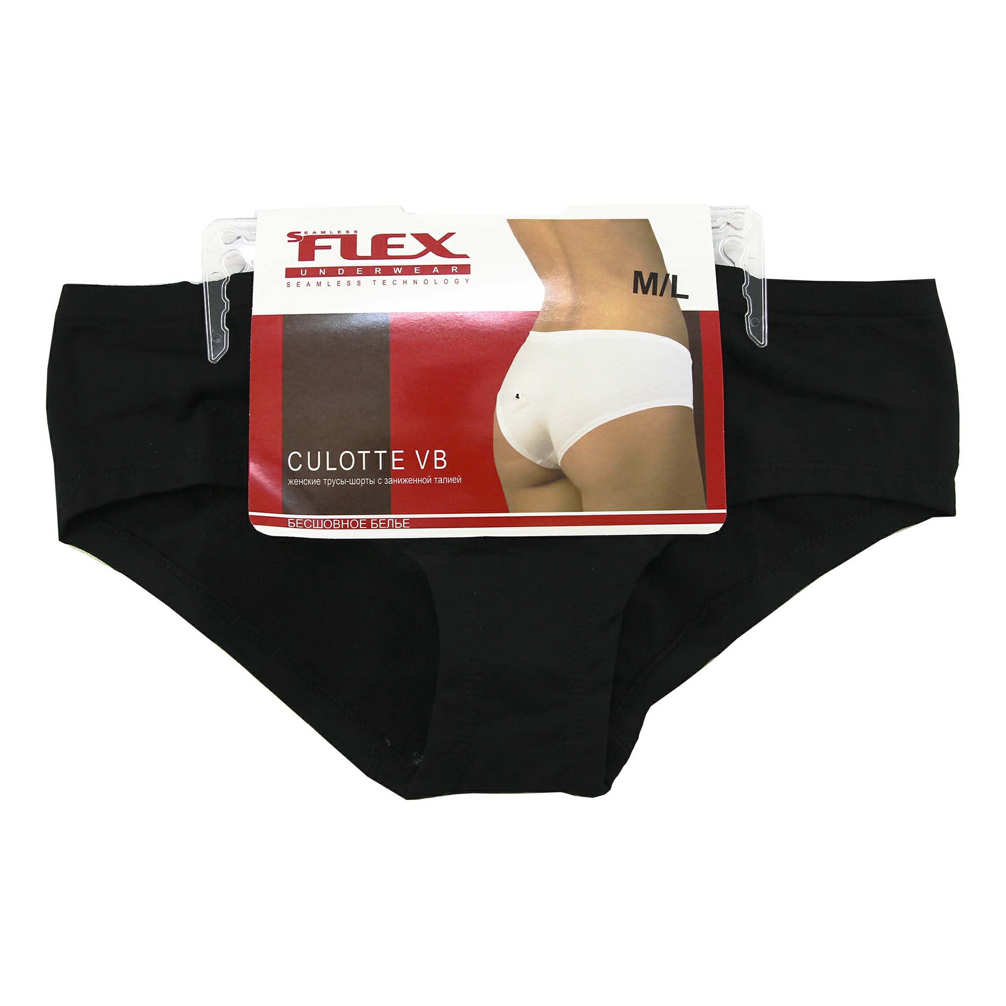 

Трусы женские SeamlessFLEX черные 46-48, Черный