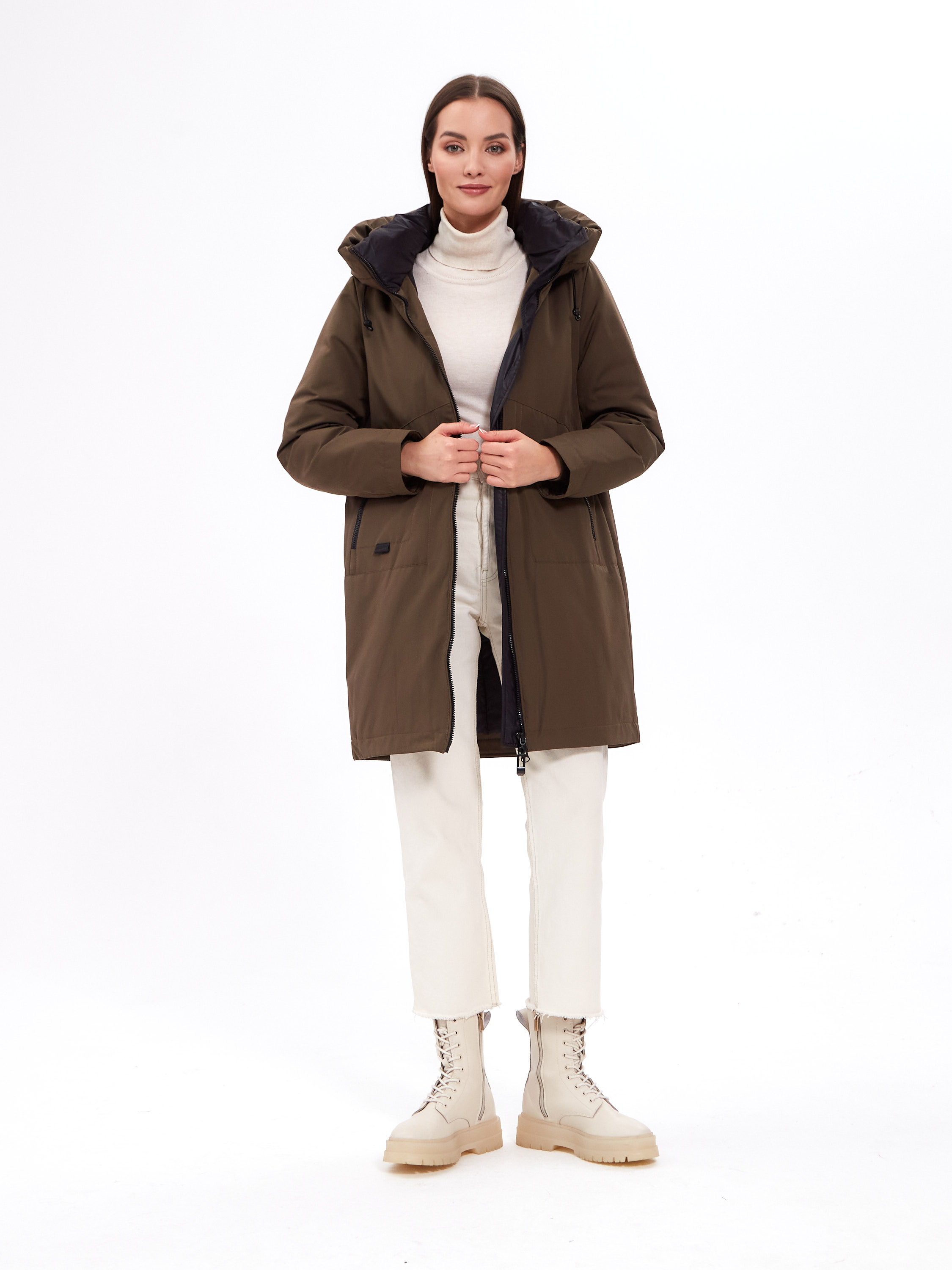 

Пальто женское OMMEITT R21690PES хаки XXL, R21690PES