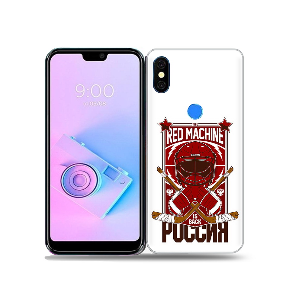 

Чехол MyPads Tocco для BQ 5731L хоккей россия, Прозрачный, Tocco