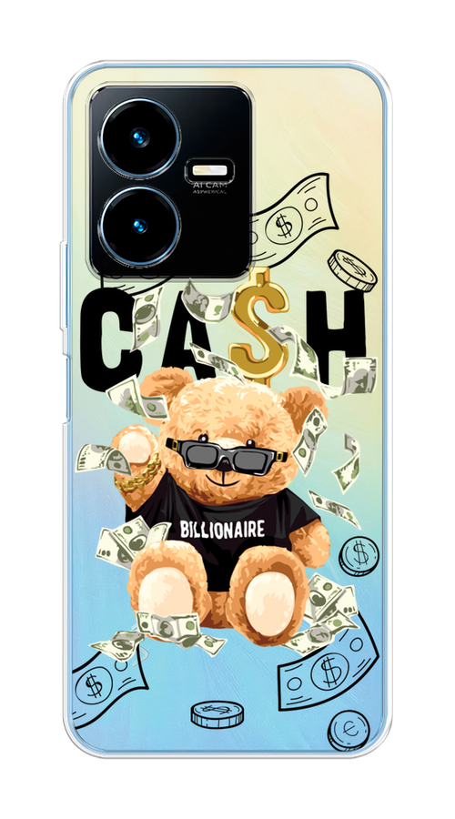 

Чехол на Vivo Y22 "Big cash", Черный;серый;бежевый, 267550-6