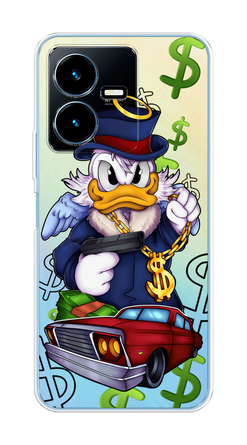 

Чехол на Vivo Y22 "Scrooge McDuck with a Gold Chain", Красный;синий;белый, 267550-6