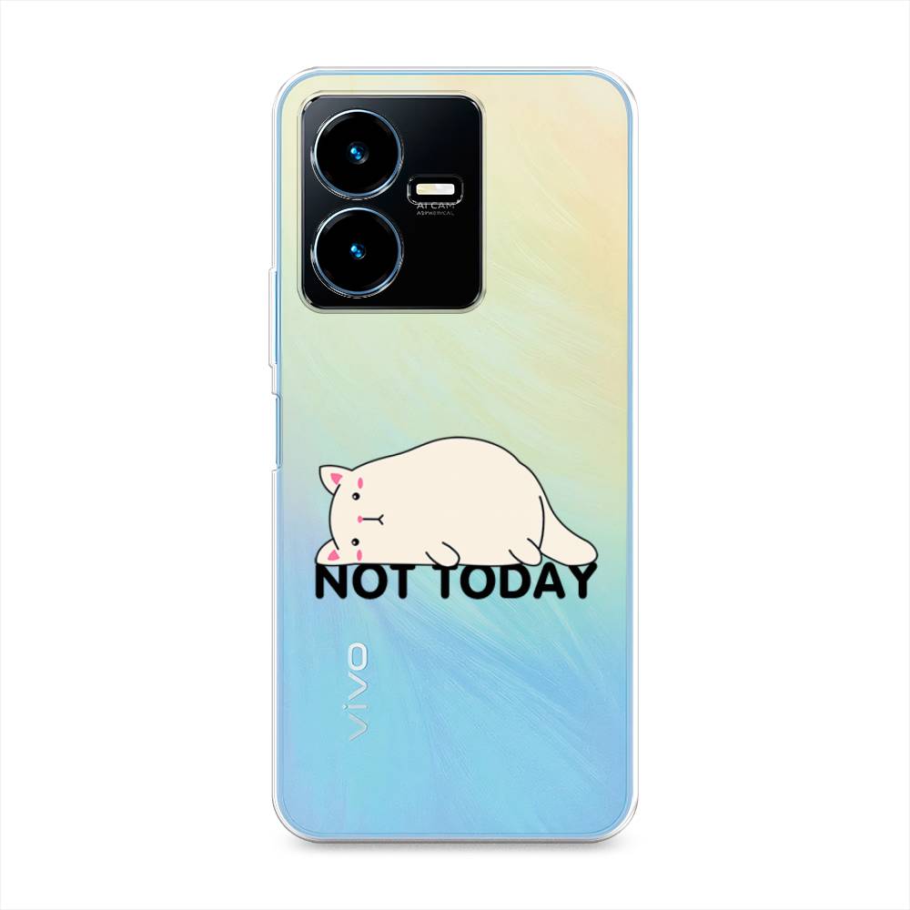 Чехол для Vivo Y22 Cat not today