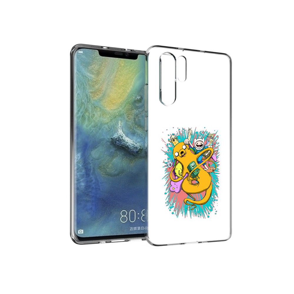 

Чехол MyPads Tocco для Huawei P30 Pro время приключений рисунок, Прозрачный, Tocco