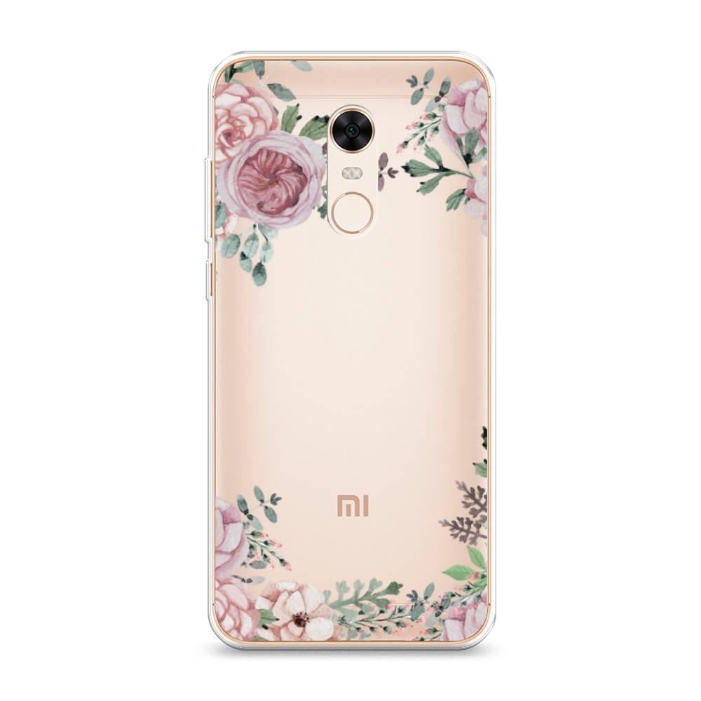 

Чехол Awog на Xiaomi Redmi 5 Plus "Нежные розы акварель", Разноцветный, 33150-8