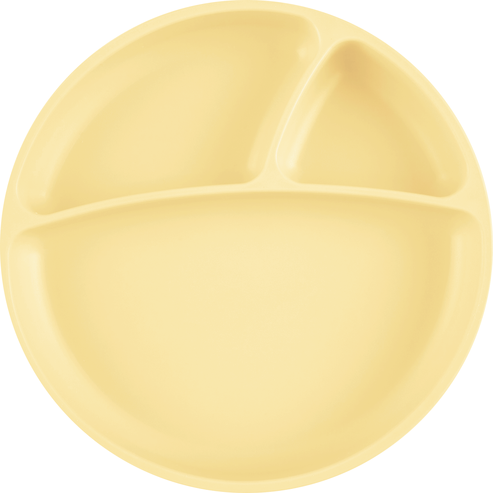 фото Тарелка с присоской для кормления minikoioi менажница portions - mellow yellow 0+ желтый