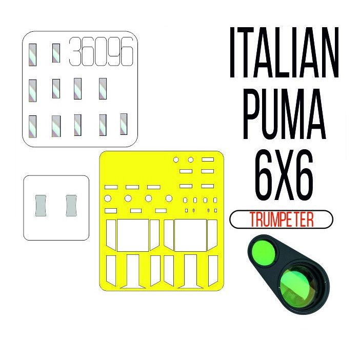 

36096SX Имитация смотровых приборов Italian Puma 6x6 Trumpeter