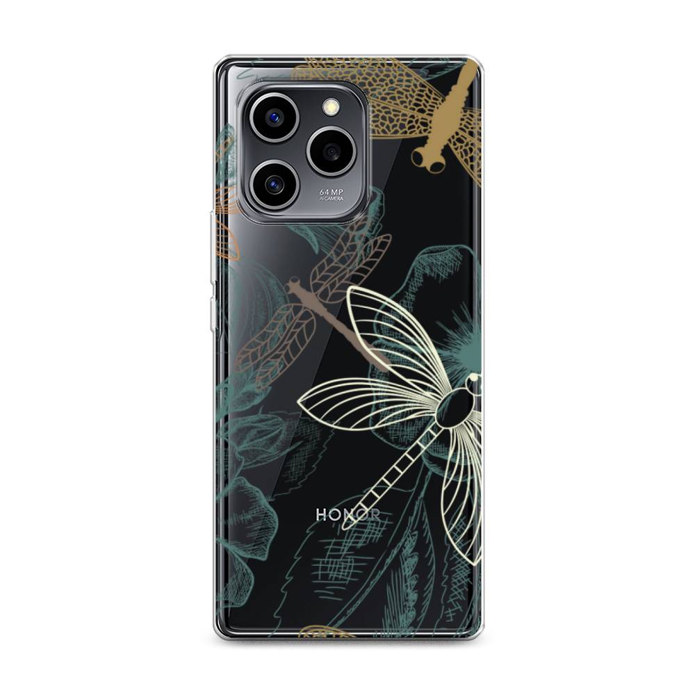 

Чехол Awog на Honor 60 SE "Тени стрекоз", Разноцветный, 6108050-8