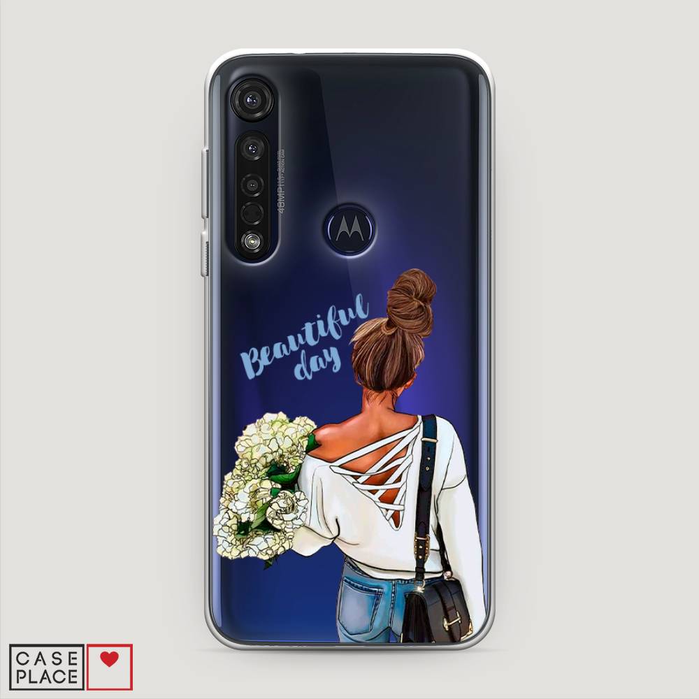 

Чехол Awog на Motorola Moto G8 Plus "Beautiful day vector", Разноцветный, 241450-6