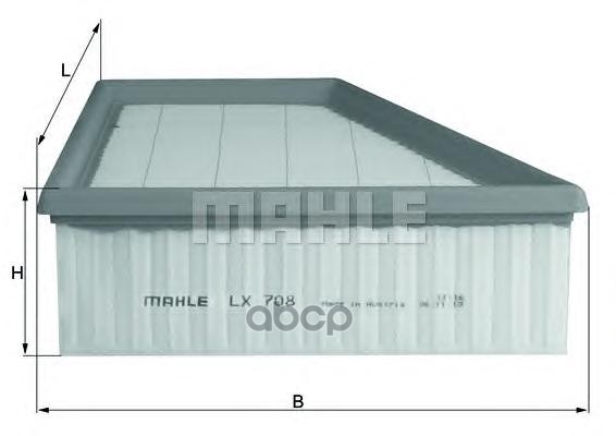 

Воздушный фильтр Mahle/Knecht для Volkswagen/Skoda/Fiat 1.4-.19 2000- lx708