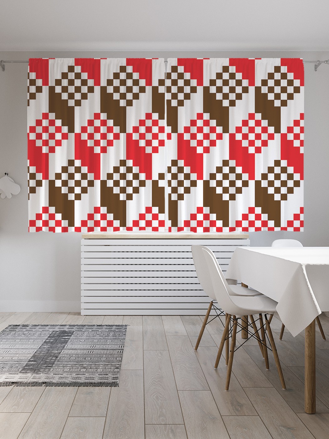 

Классические шторы JoyArty "Пиксельные кубы", серия Oxford DeLux, 2 полотна 145x180 см, Пиксельные кубы