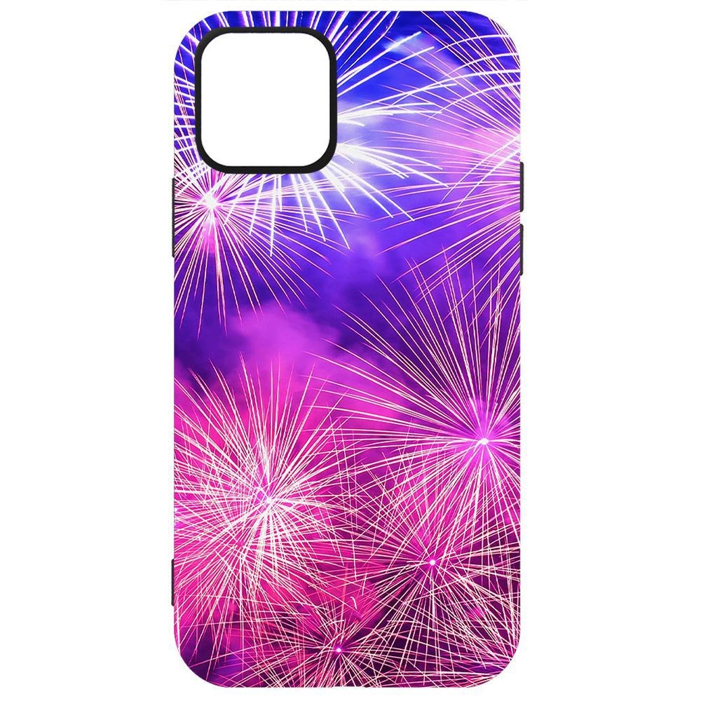

Чехол-накладка Krutoff Софт Кейс Салют для iPhone 12 Pro Max черный